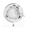Kamera IP TC-C320N Analog Killer - 2Mpx 2.8mm.wymiary