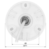 Kamera IP TC-C38WS - 8Mpx 4K UHD 2.8mm.wymiary