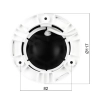 Kamera IP TC-C32XV Spark Series - 2Mpx 2.8mm.wymiary