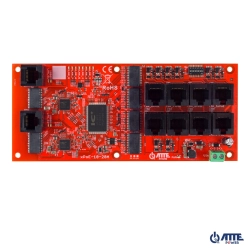 xPoE‑10‑20A‑OF – 10‑portowy switch PoE (8×PoE 10/100 Mbps + 2×Gigabit UpLink).