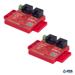 ETH‑ETH500‑SET – ekstender zasięgu LAN+PoE do 800 m,