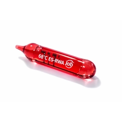 Ampułka termoczuła czerwona 68°C / Ø8 mm - element termowyzwalający do klap oddymiających