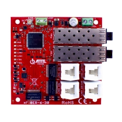 Switch PoE 4-portowy + 2 porty SFP