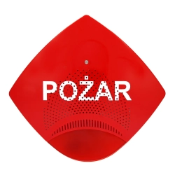 SGO‑Pgz3 – zewnętrzny sygnalizator głosowo‑optyczny W2 zgodny z EN 54‑3 i EN 54‑23