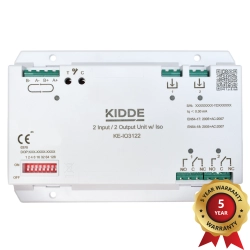 KE‑IO3122 – adresowalny moduł 2× wejście / 2× wyjście z izolatorem zwarć (KIDDE Excellence)