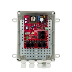 IPB-5-10A-M2 Zestaw do 5 kamer IP switch PoE 5P + 1UP, Obudowa ABOX-M2