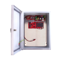 IPUPS-8-20-ALUL Zestaw buforowy do 8 kamer IP, switch PoE 8P + 2G