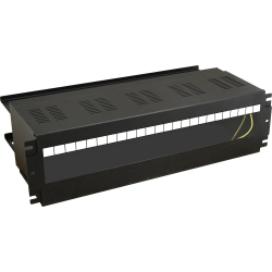 Obudowa z szyną DIN do szaf RACK, 24×S, głębokość 160mm ARADIN2