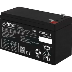 Akumulator 7,2Ah/12V VDB