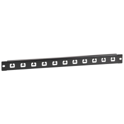 Organizer kabli poziomy metalowy 1U – płaski RAOK-1T