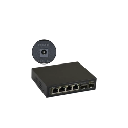 Switch PoE 6-portowy SFG64 bez zasilacza do 4 kamer IP