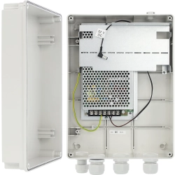 System zasilania dla switchy PoE, 52VDC/120W, obudowa ABS IP56 SWSH-120