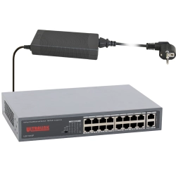 Ultralink FastEthernet Switch, 16xPoE+, 2xUpLink USF1816P