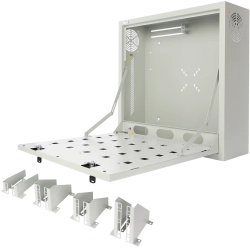 Obudowa NVR/Monitor/RACK 10”, 19”/pionowa szara AWO534G