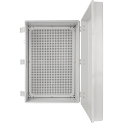 Obudowa ABS 600x400x220, wodoszczelna z zawiasami i płytą montażową AWB604022