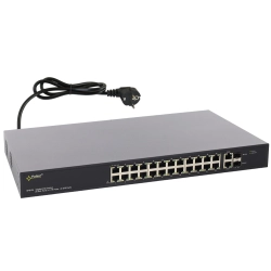 Switch PoE 24-portowy SFG124 do 24 kamer IP
